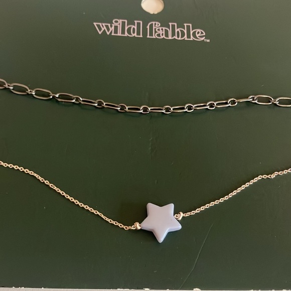 Wild Fable 2 Piece Necklace Set New - Picture 2 of 2